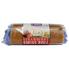 CABICO STRAWBERRY SWISS ROLL single